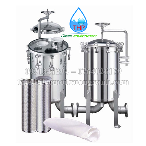 Bình Lọc 2 Túi Inox 316.1