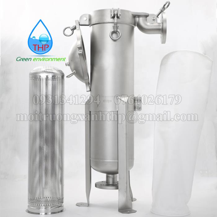 Bình Lọc 3 Túi Size 2 Inox 304.2