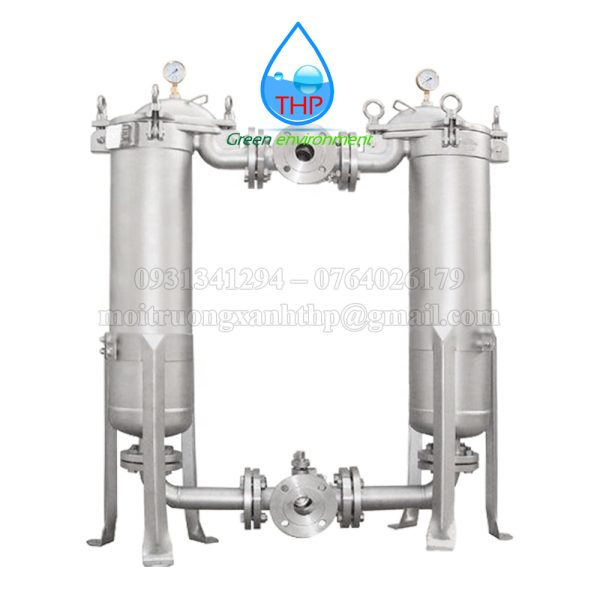 Ứng dụng “Bình lọc 2 túi size 2 inox 304”:
